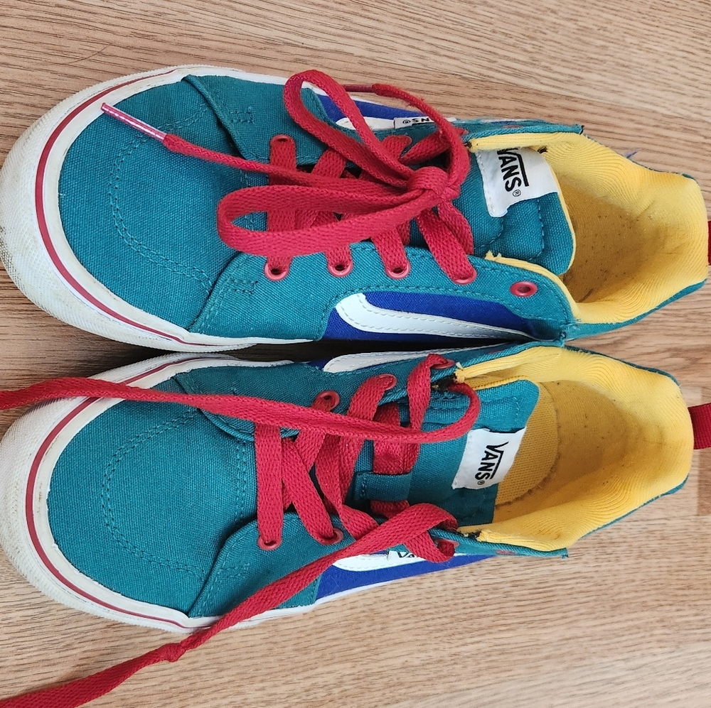 Vans multicolor shoes